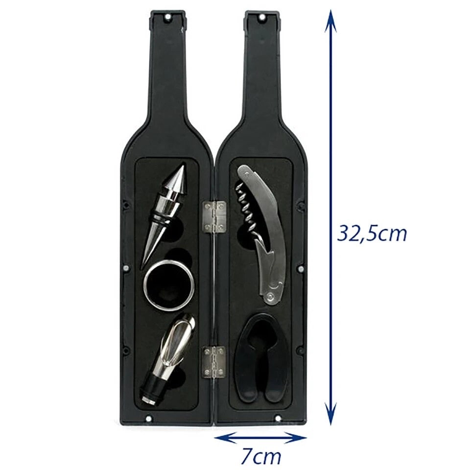 Set Accesorios Vino Destapador - 5 Piezas