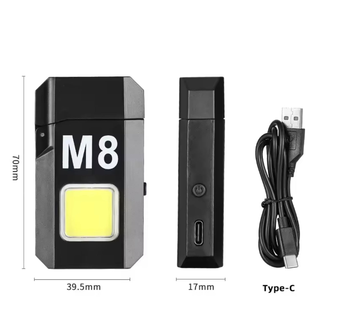 Encendedor Luz Led Recargable M8
