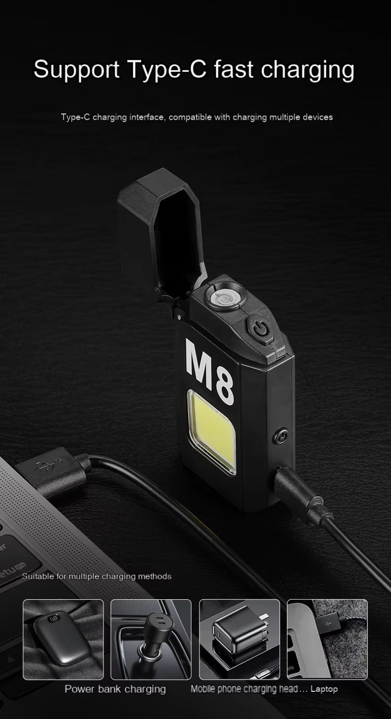 Encendedor Luz Led Recargable M8
