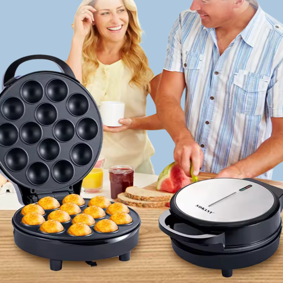 Pop Cake Maker Máquina para Cake Pop Takoyaki 14 moldes