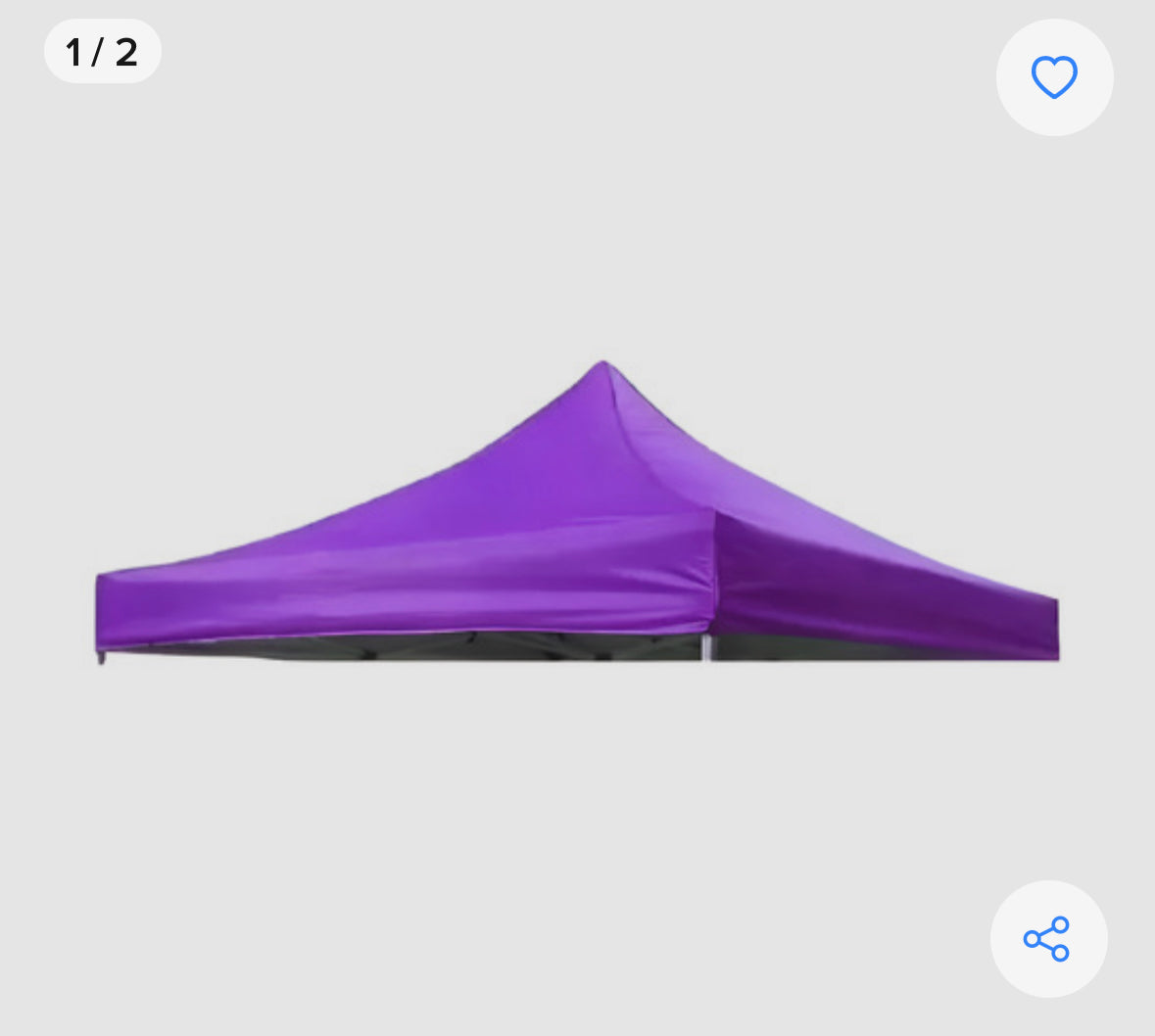 Carpa Lona Toldo Colores Impermeable 3x3mts