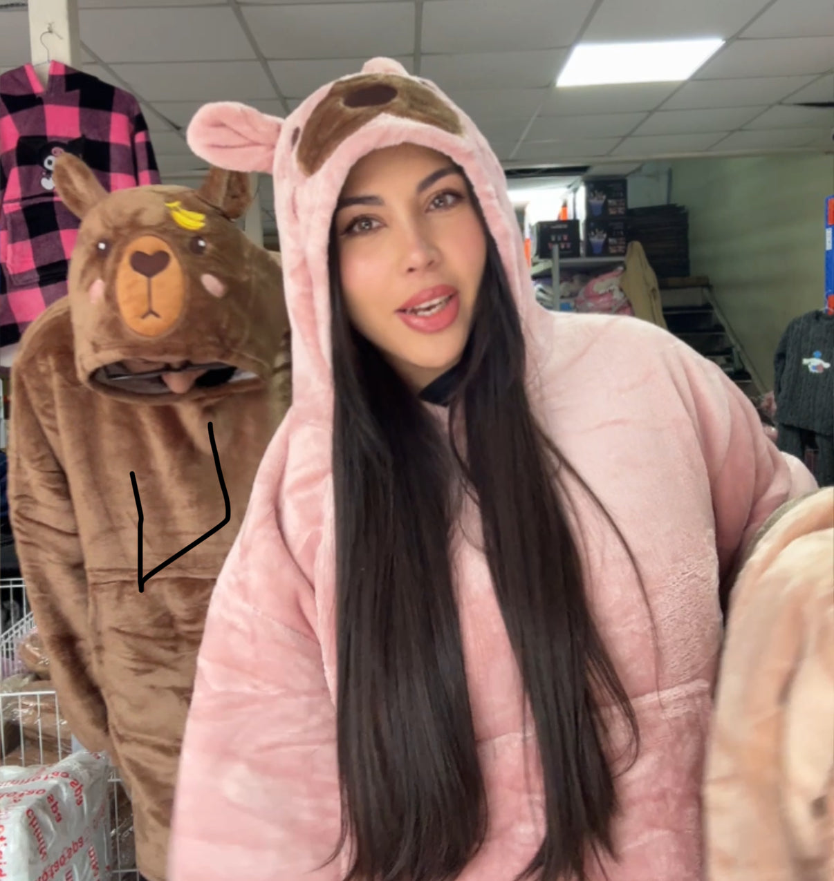 Maxi Poleron Chiporro Capibara Adulto y Niño