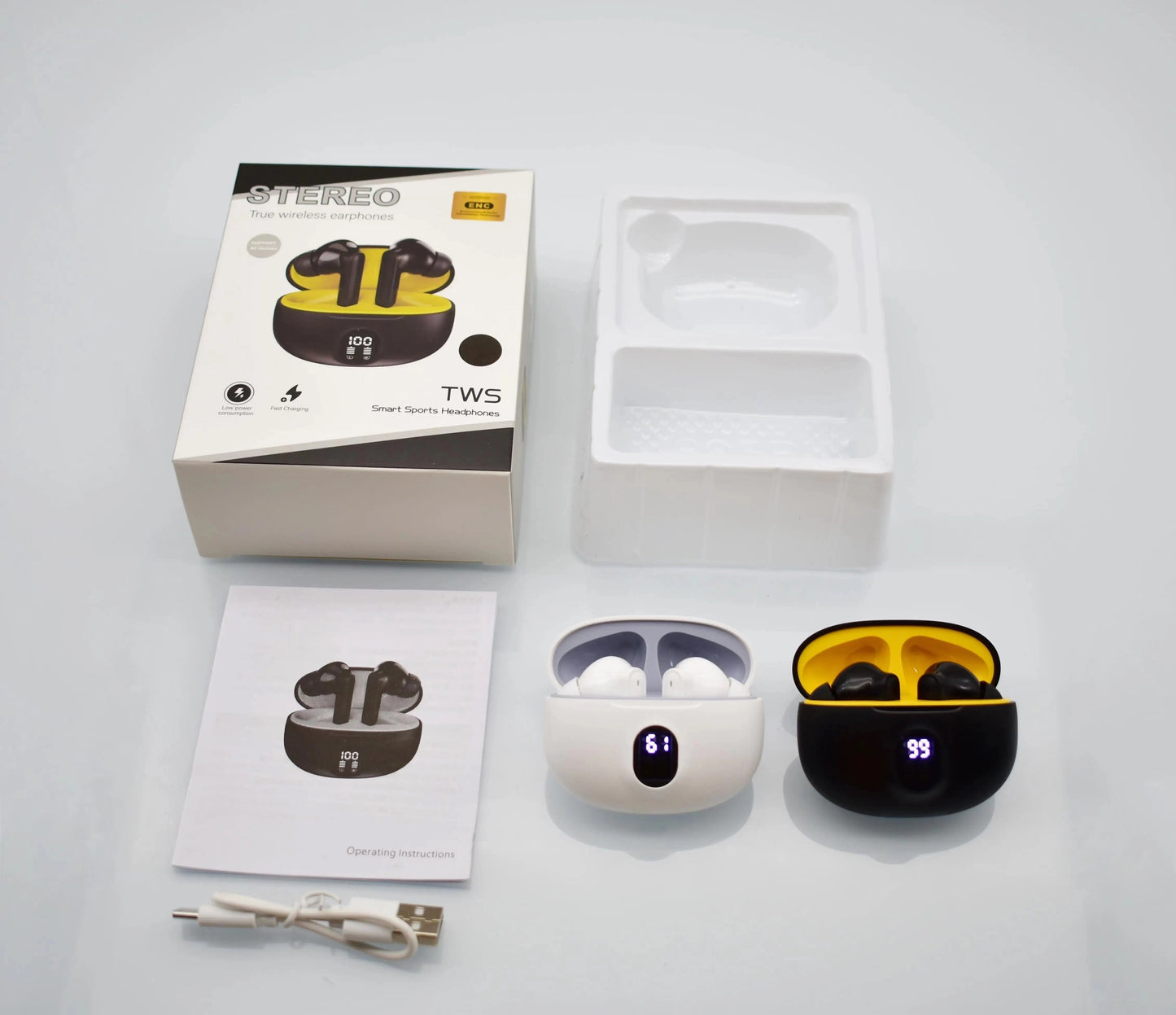 Audífonos Bluetooth Recargable AirPods Cancelación Ruido Stereo