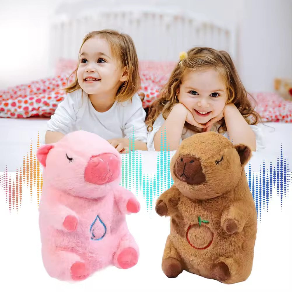 Peluche ROSA Capibara Respira Música Apego