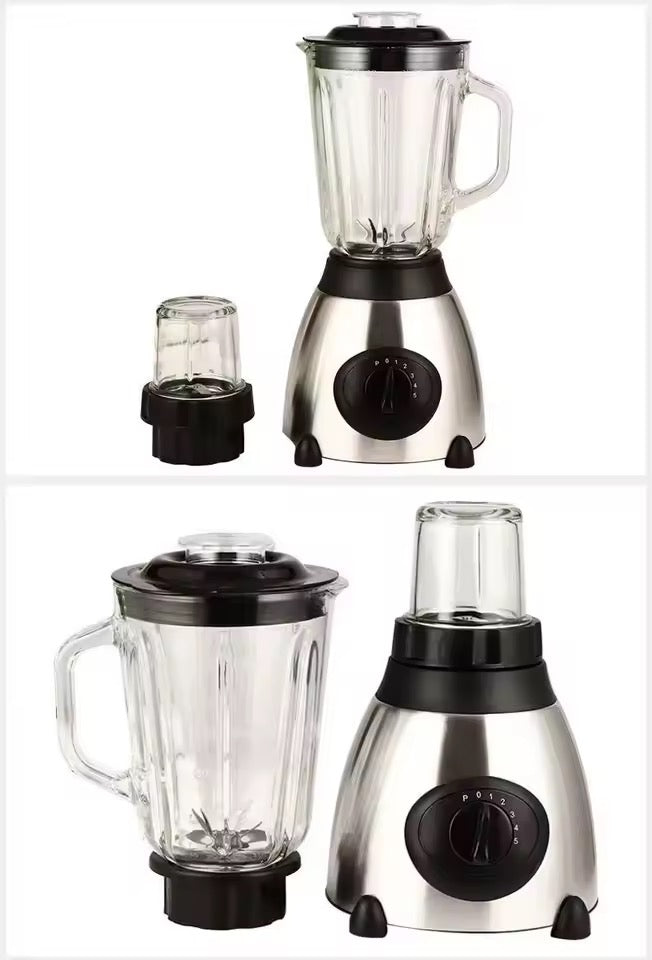 Licuadora Eléctrica Doble 1,5L Jarro Vidrio