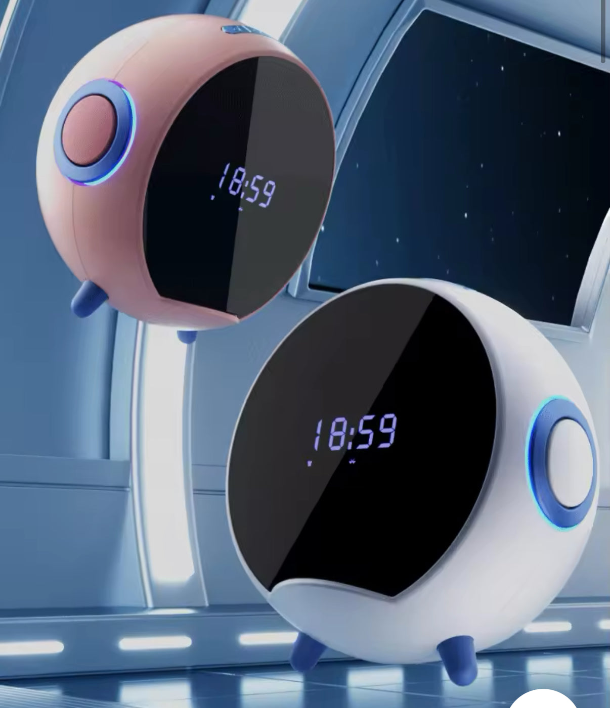 Parlante Star Inteligente Bluetooth Carga Inalámbrica Despertador