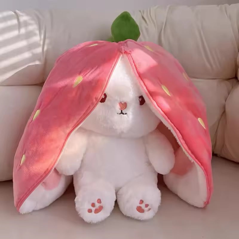 Peluche Conejo Frutilla Reversible 25cm