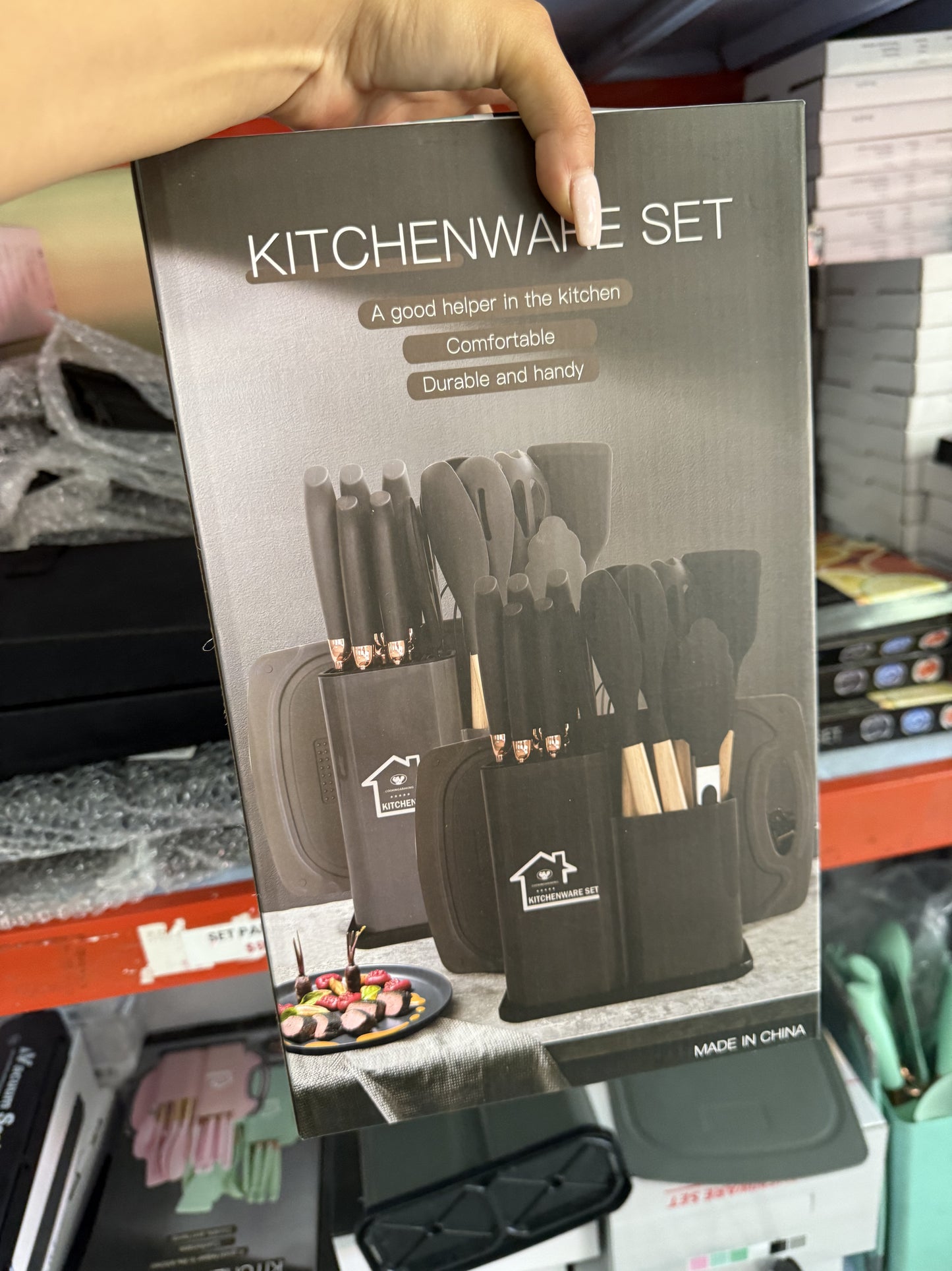 Set Utensilios de Cocina 19 piezas MEDIANO