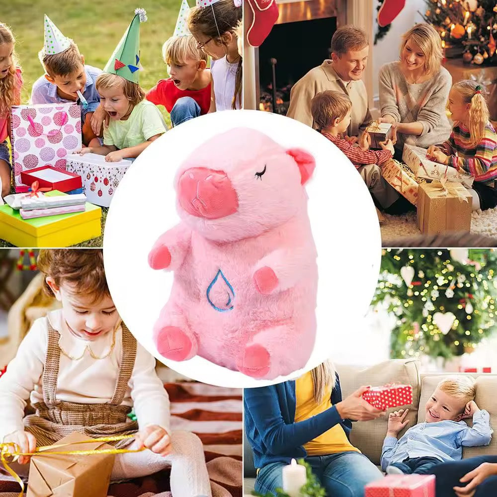 Peluche ROSA Capibara Respira Música Apego