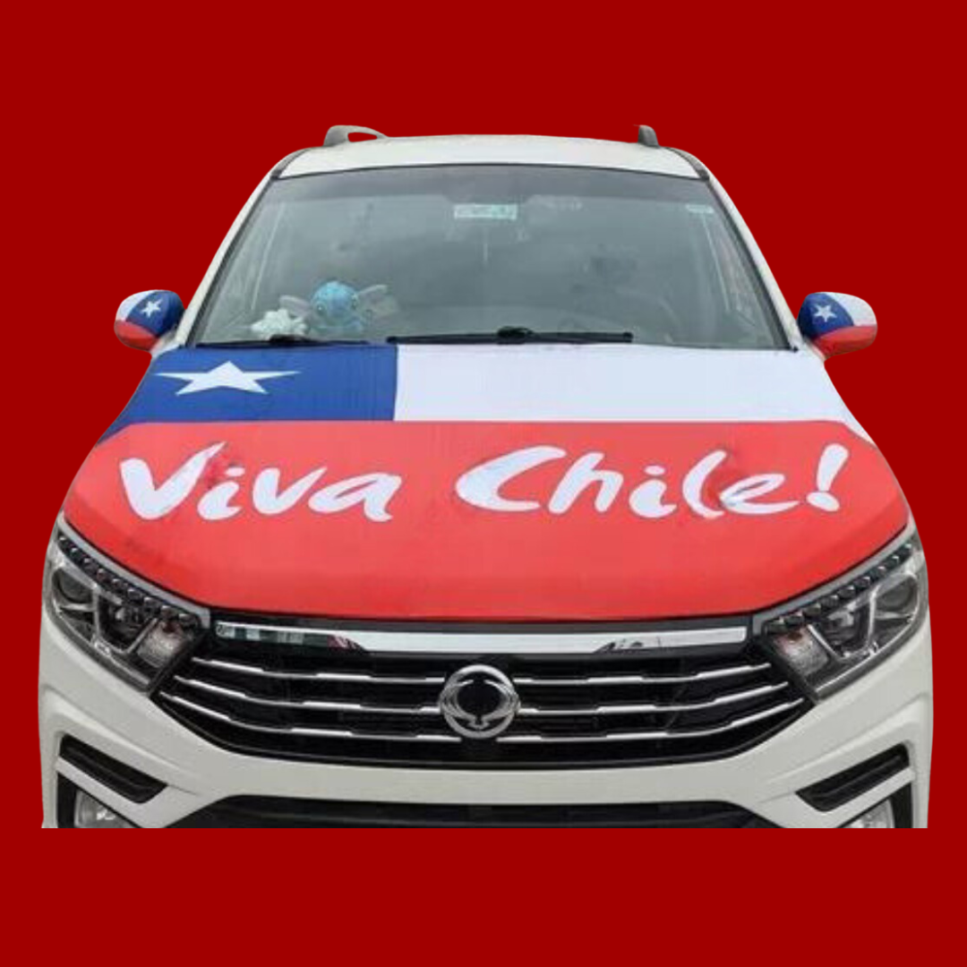 Set Cubre Capot y Espejos Dieciochero | 3 piezas