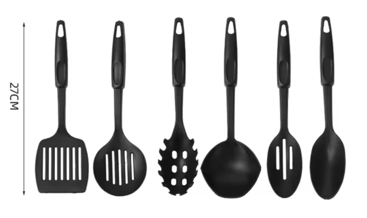 Set Batería Cocina 13 piezas Utensilios Olla Sartén