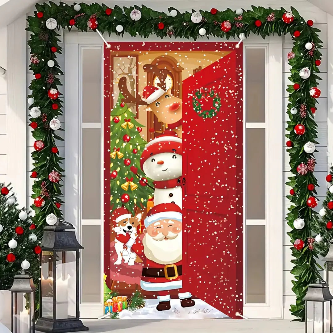 Funda De Puerta Navidad 210 x 100 cm Diseños