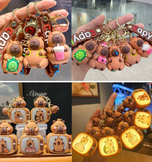 Colgante Llavero Capibara Kawaii