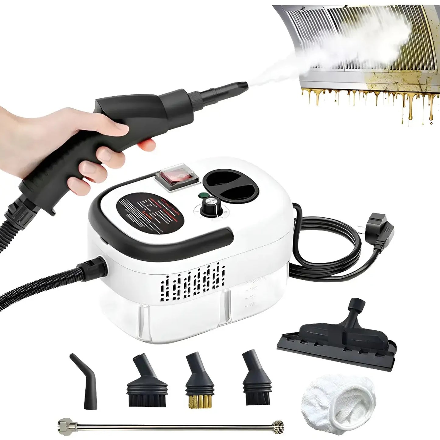 Máquina Limpiadora a Vapor Accesorios 2500W