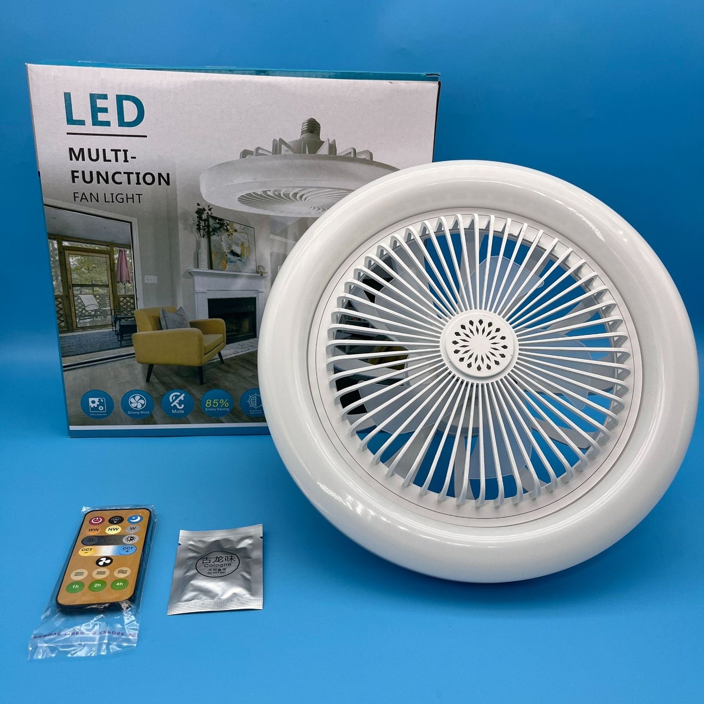 Ampolleta Ventilador Led con Control Remoto