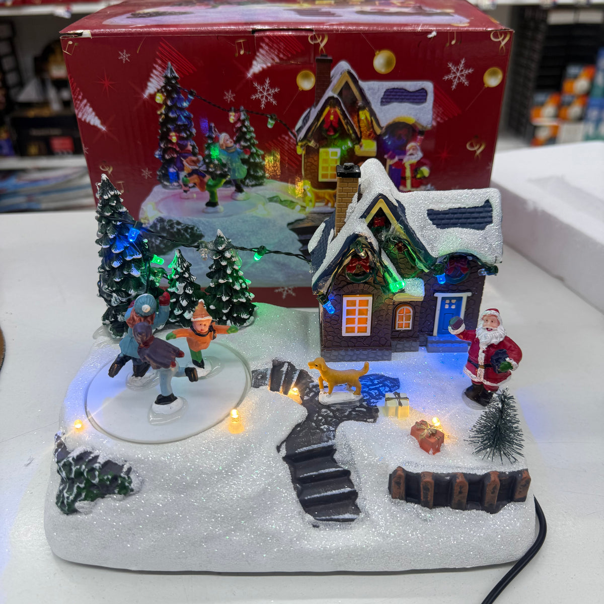 Villa Aldea Navideña Tren Musical Luces  | 10 Diseños