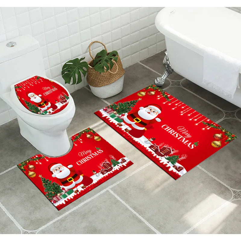 Set Baño Navideño 3 Piezas