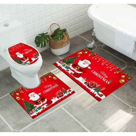 Set Baño Navideño 3 Piezas