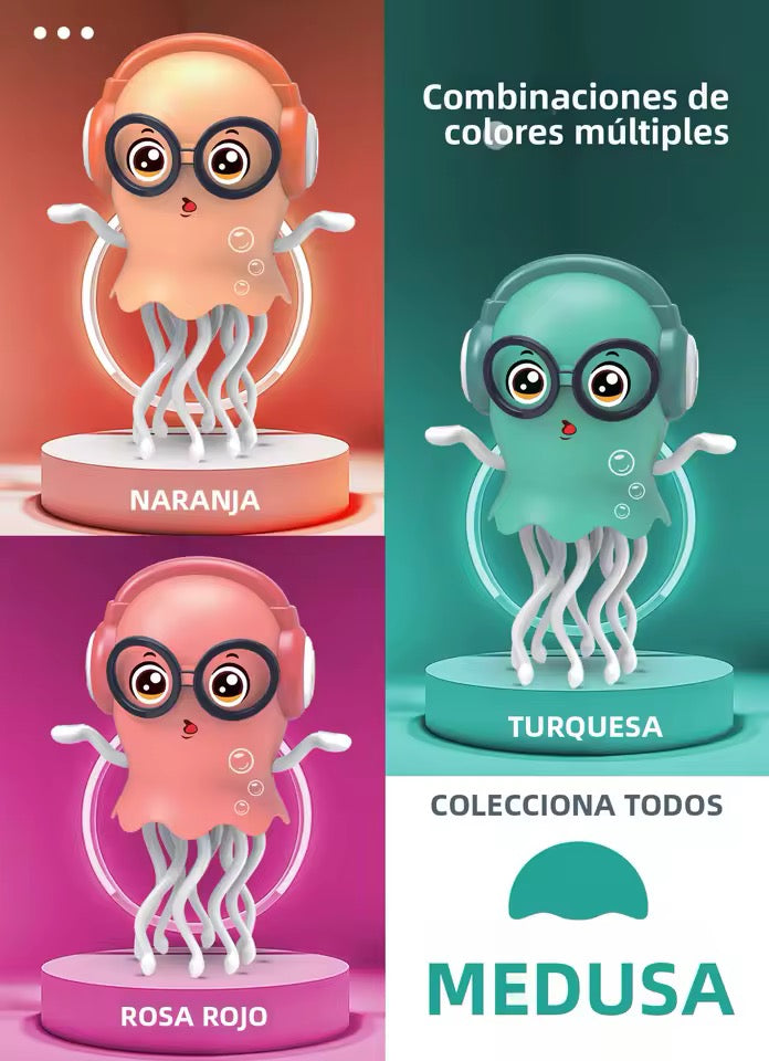 Juguete Pulpo Bailarín Medusa Luces Movimiento