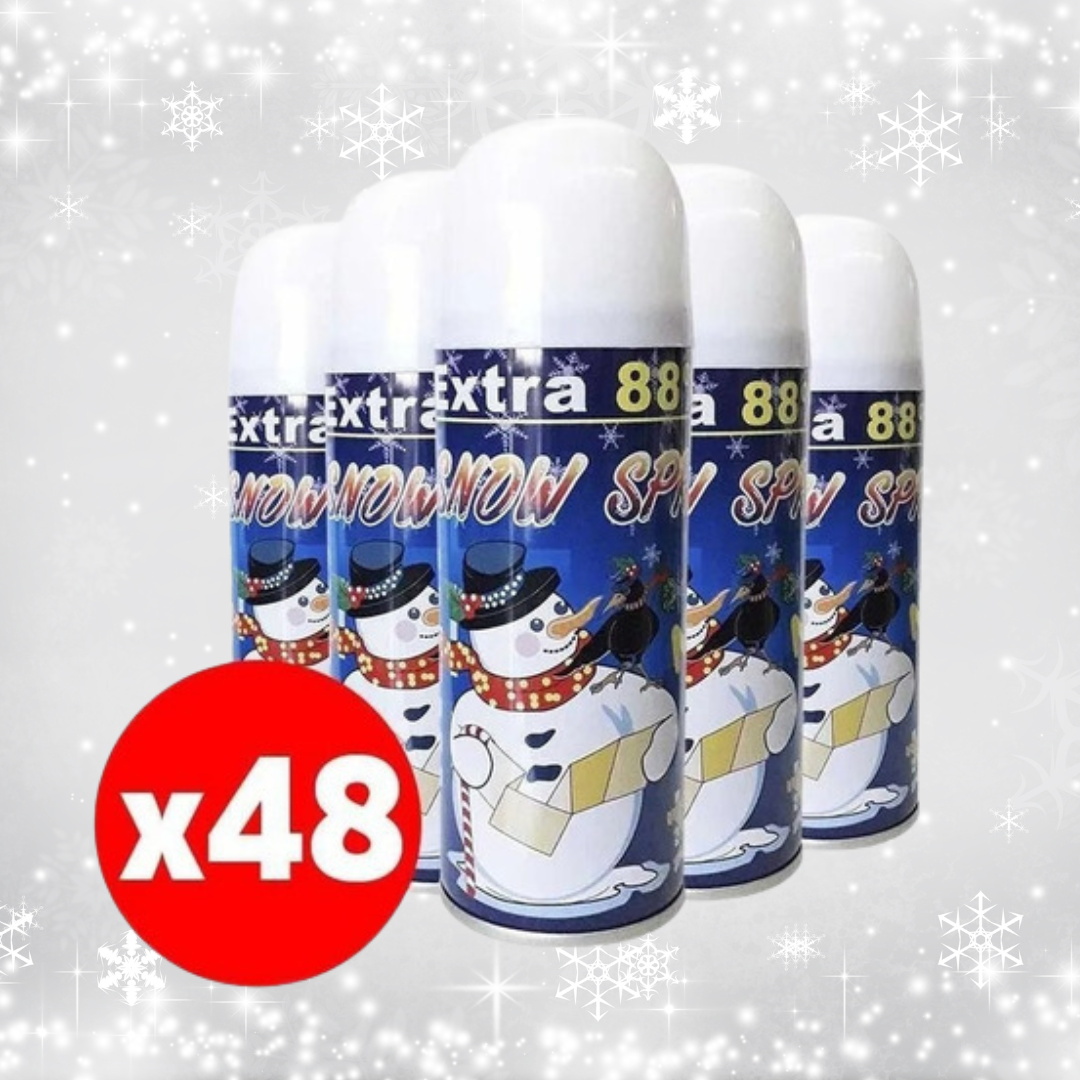 Pack Spray Nieve Artificial Cotillón (48 unidades)