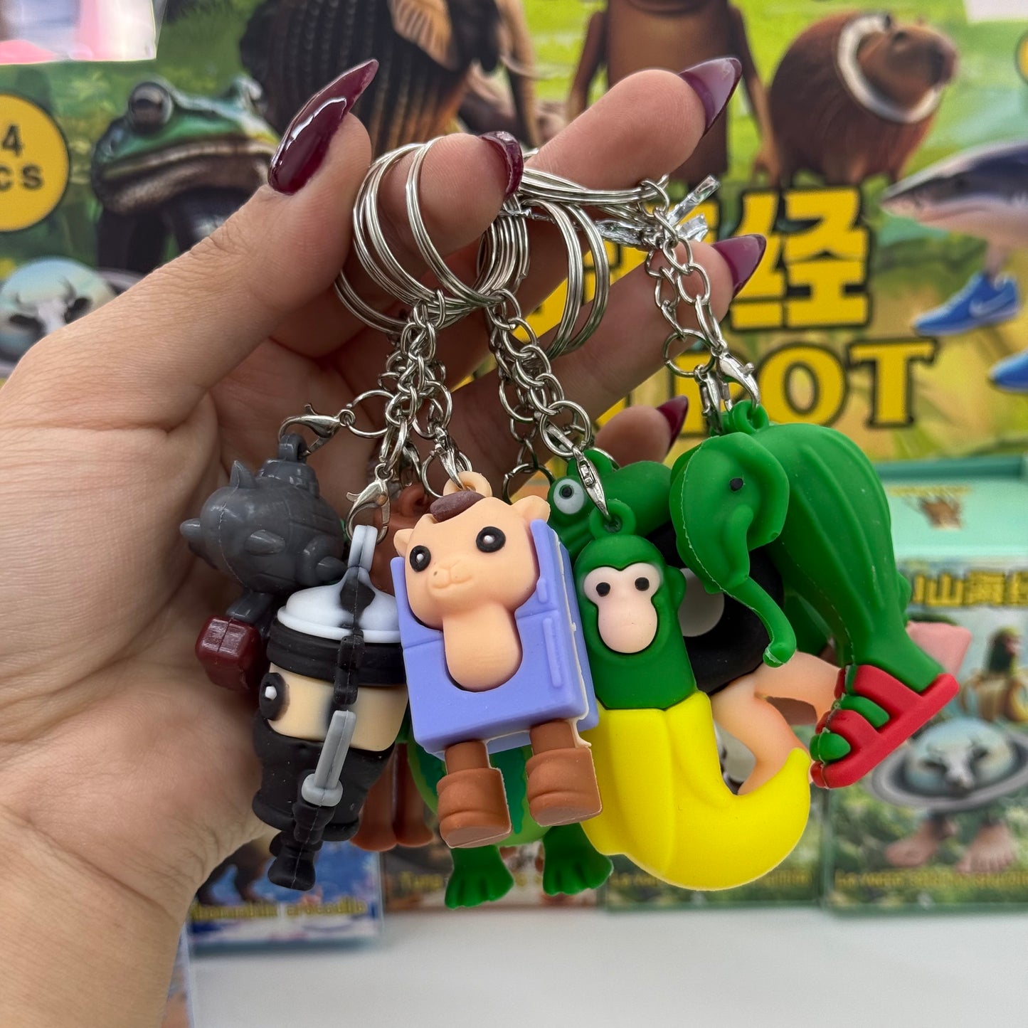 Caja Sorpresa Llavero Juguete BrainRot Tralalero Tun Sahur