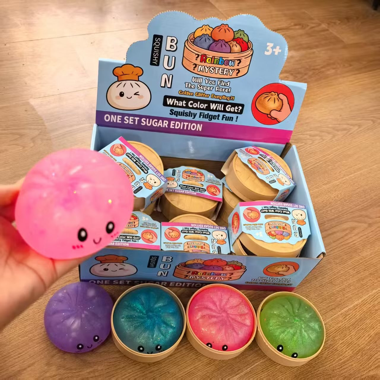 Dumplings Squishy Sorpresa Brillante 8,5cm
