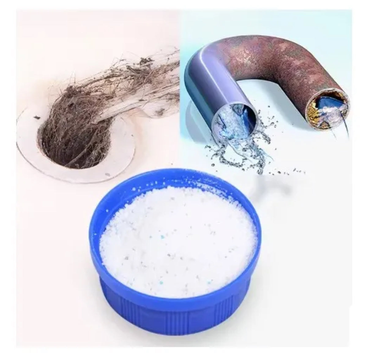 Polvo Destapador Cañería Limpiador Desagüe 260gr