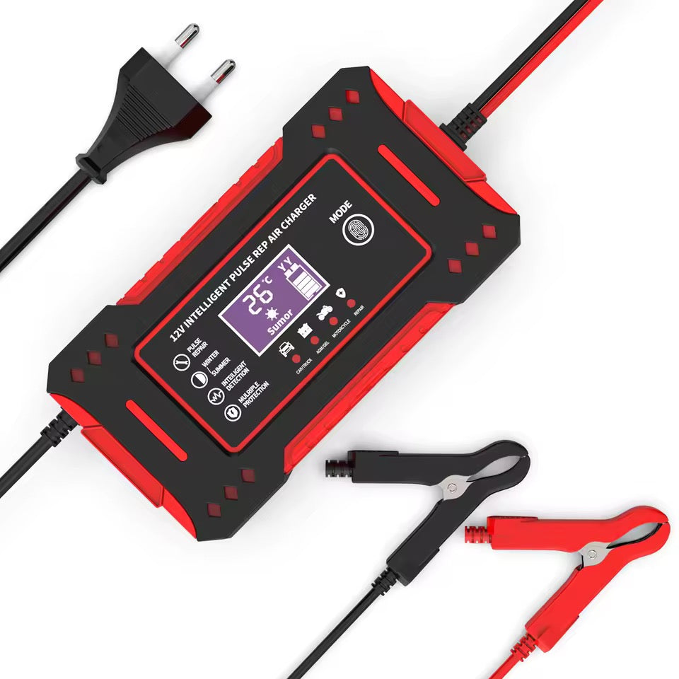 Cargador de Batería Auto Coche 12V 6A