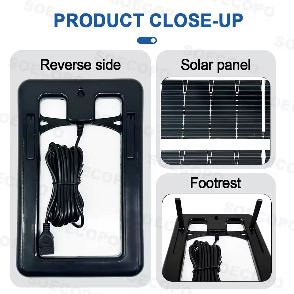 Cargador Solar 30W Panel Solar 5V