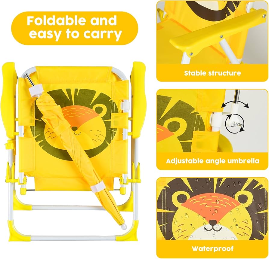 Silla Infantil Sombrilla Verano Niño Niña