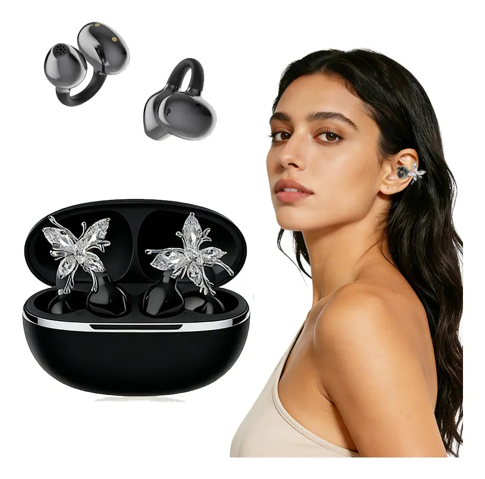 Audífono Damix Arete Mariposa Bluetooth Clip | 4 Colores