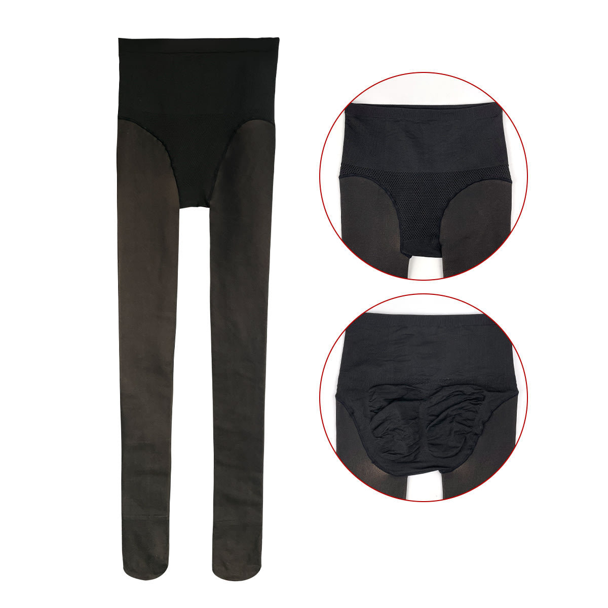 Panty Efecto Piel Faja Reductora Realza Figura