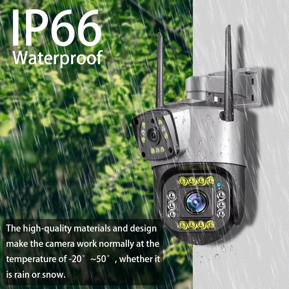 Doble Cámara Vigilancia 8MP Wifi 4G