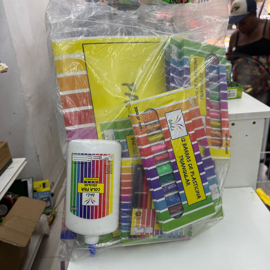 Set Escolar Útiles Escolares Pack Económico