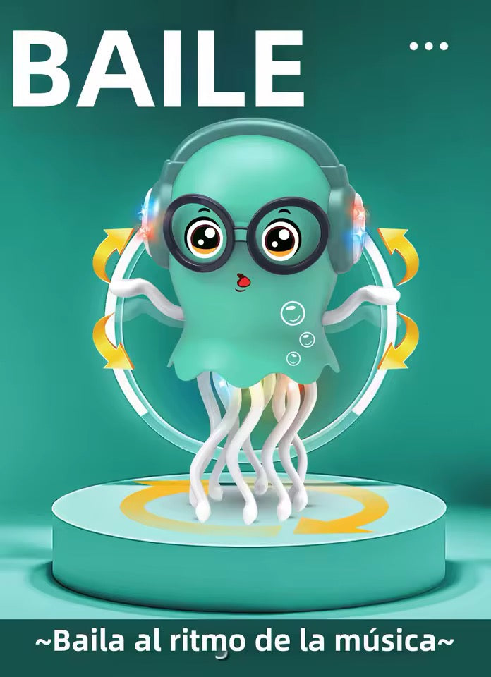 Juguete Pulpo Bailarín Medusa Luces Movimiento