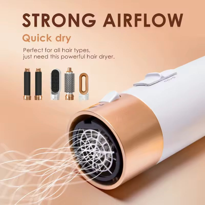 Secador Pelo Rizador Cepillo 5 en 1 Tipo Dyson