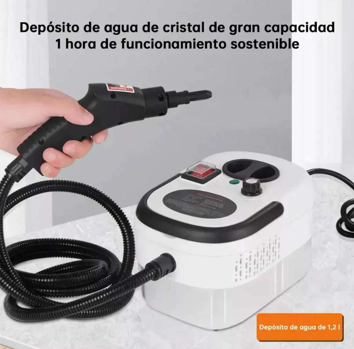 Máquina Limpiadora a Vapor Accesorios 2500W