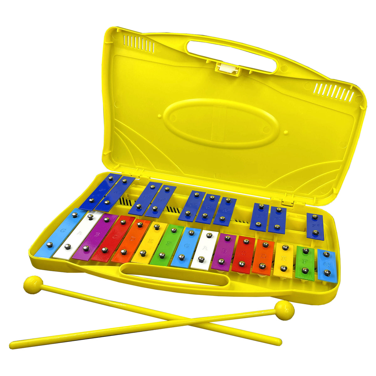 Metalófono Cromático 25 notas | 4 Colores