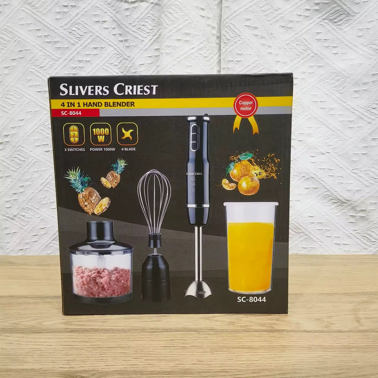 Mini primer 4 en 1 Licuadora Batidora Picadora