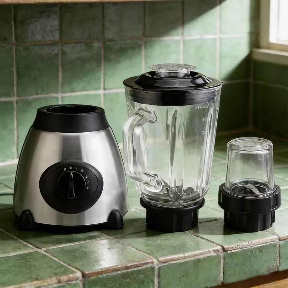 Licuadora Eléctrica Doble 1,5L Jarro Vidrio