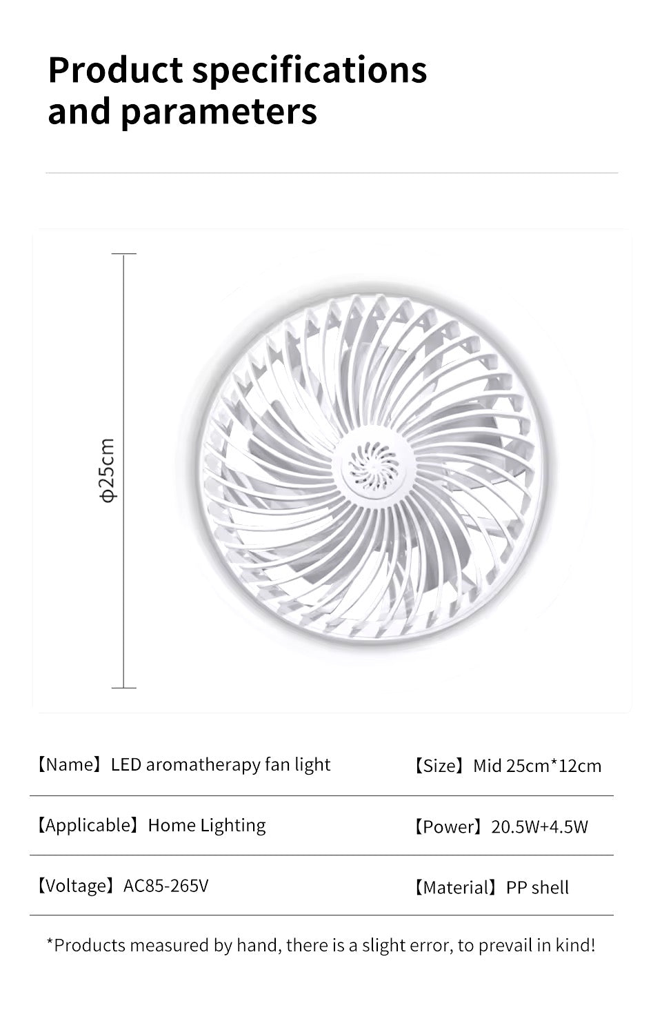 Ampolleta Ventilador Led con Control Remoto