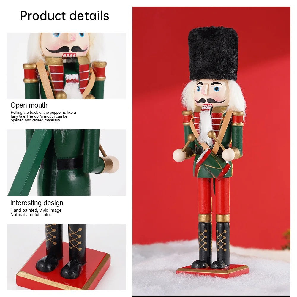 Soldado Cascanueces Navideño Adorno Navidad 30cm COD 004