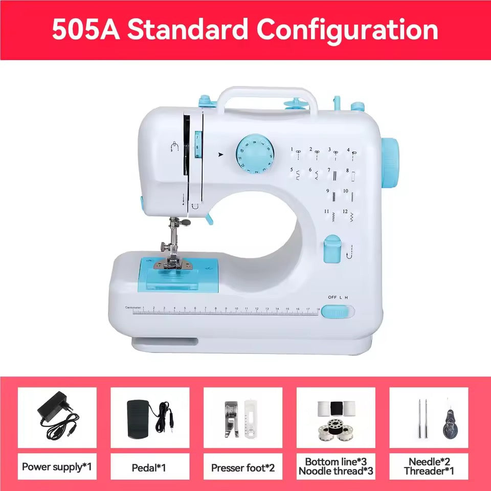 Mini Máquina de Coser Multifuncional 🧵