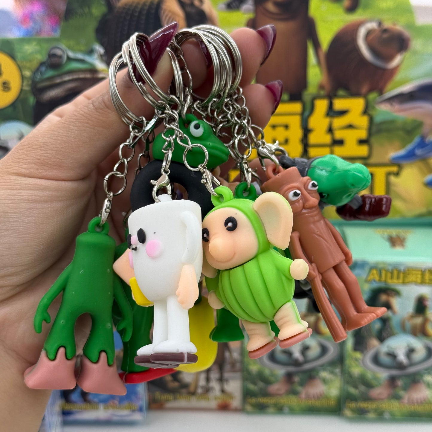 Caja Sorpresa Llavero Juguete BrainRot Tralalero Tun Sahur