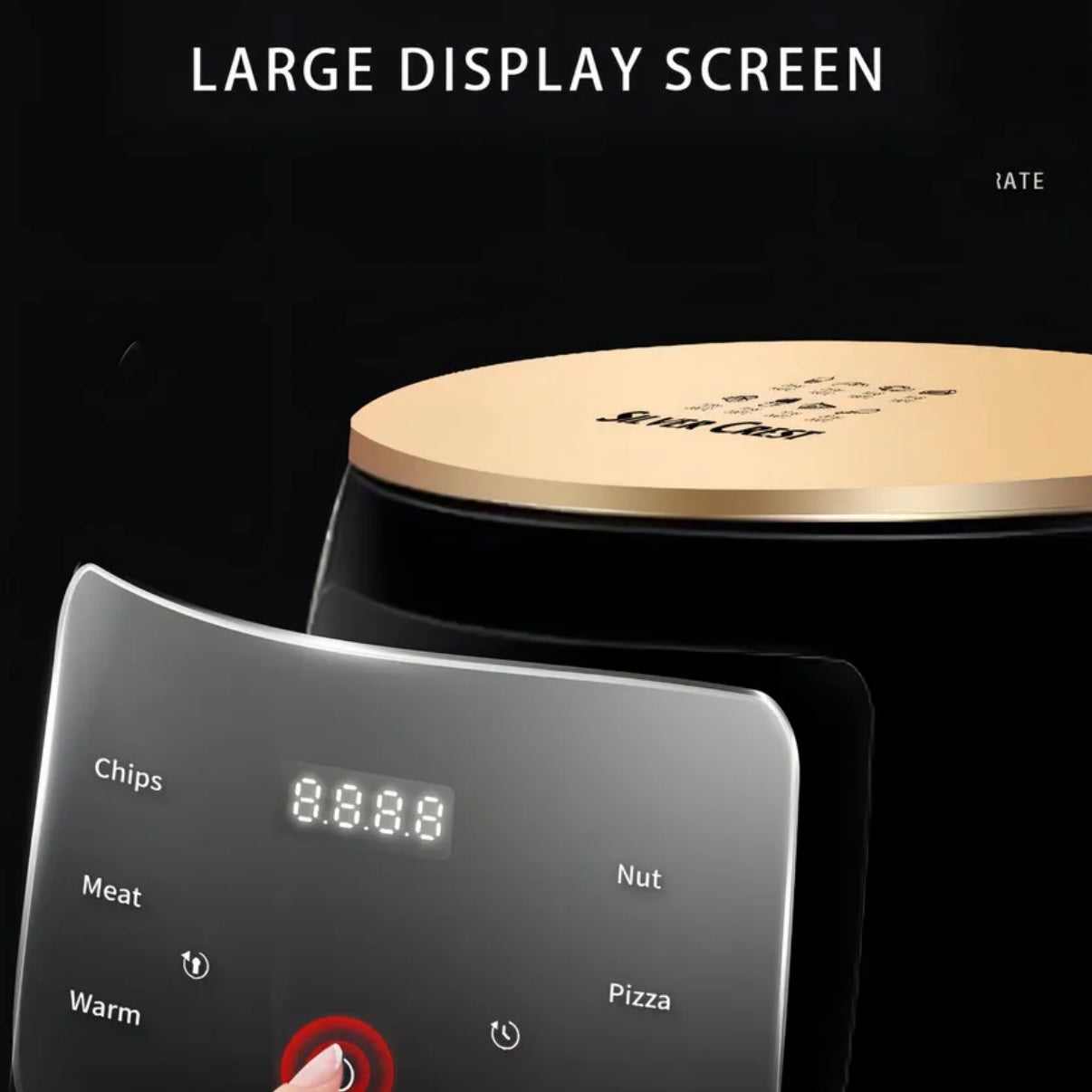 Freidora de Aire Air Fryer 6L Extra Grande 2400W