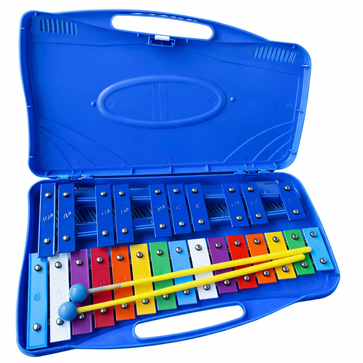 Metalófono Cromático 25 notas | 4 Colores