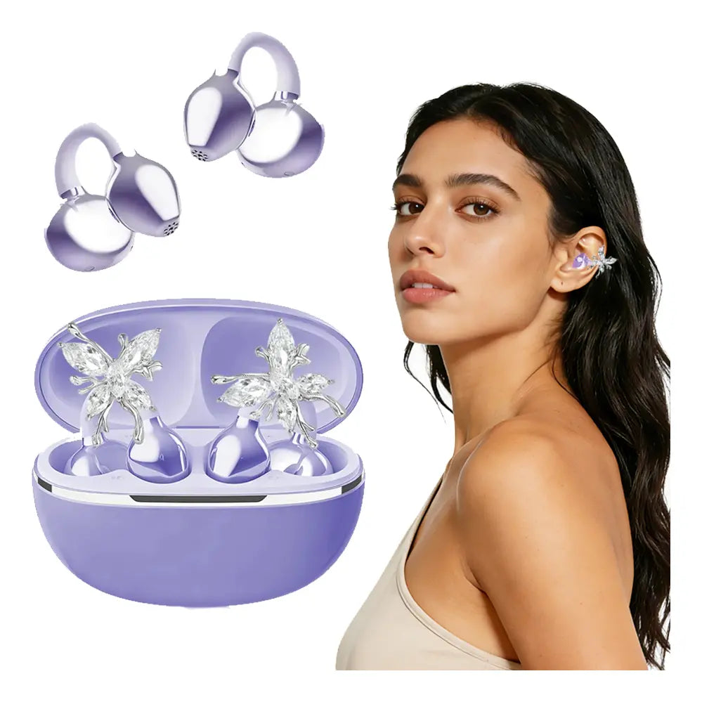 Audífono Damix Arete Mariposa Bluetooth Clip | 4 Colores