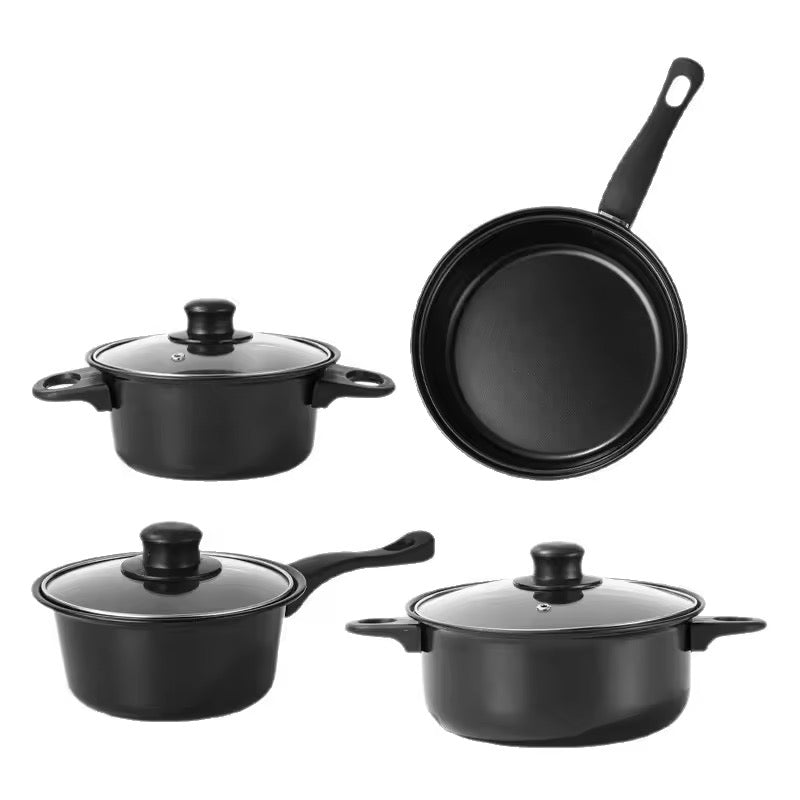 Set Batería Cocina 13 piezas Utensilios Olla Sartén