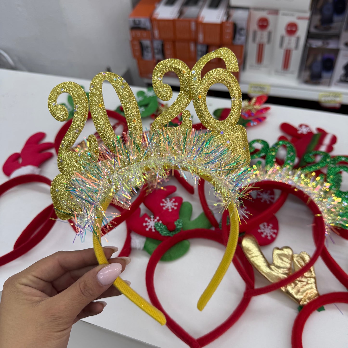 Cintillo Navidad Reno 2026