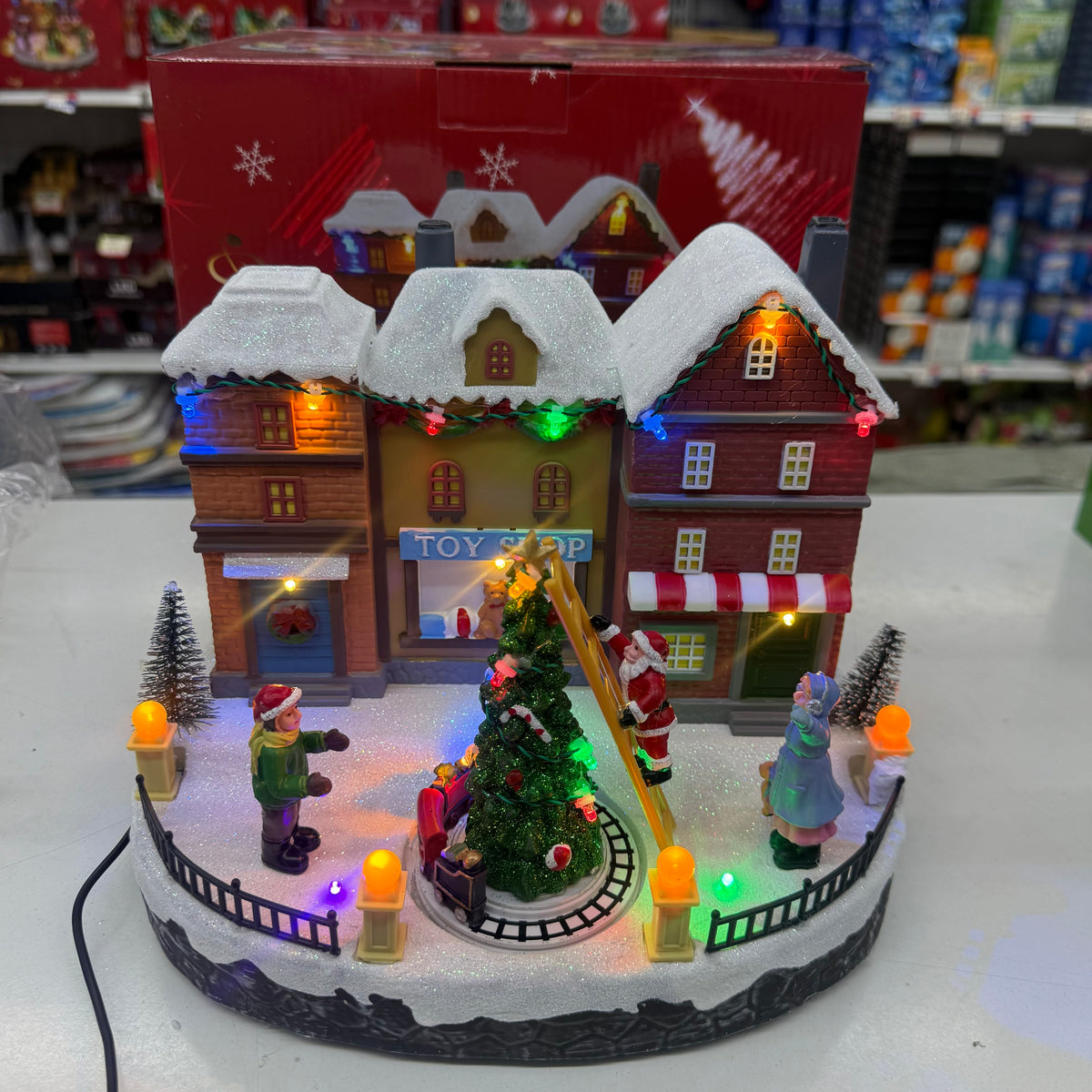 Villa Aldea Navideña Tren Musical Luces  | 10 Diseños